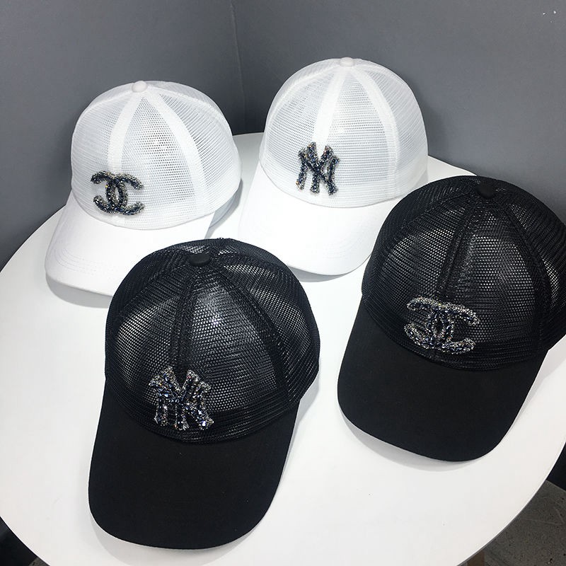 シャネル/Chanel NYロゴ キャップ  野球帽 メッシュ キラキラ