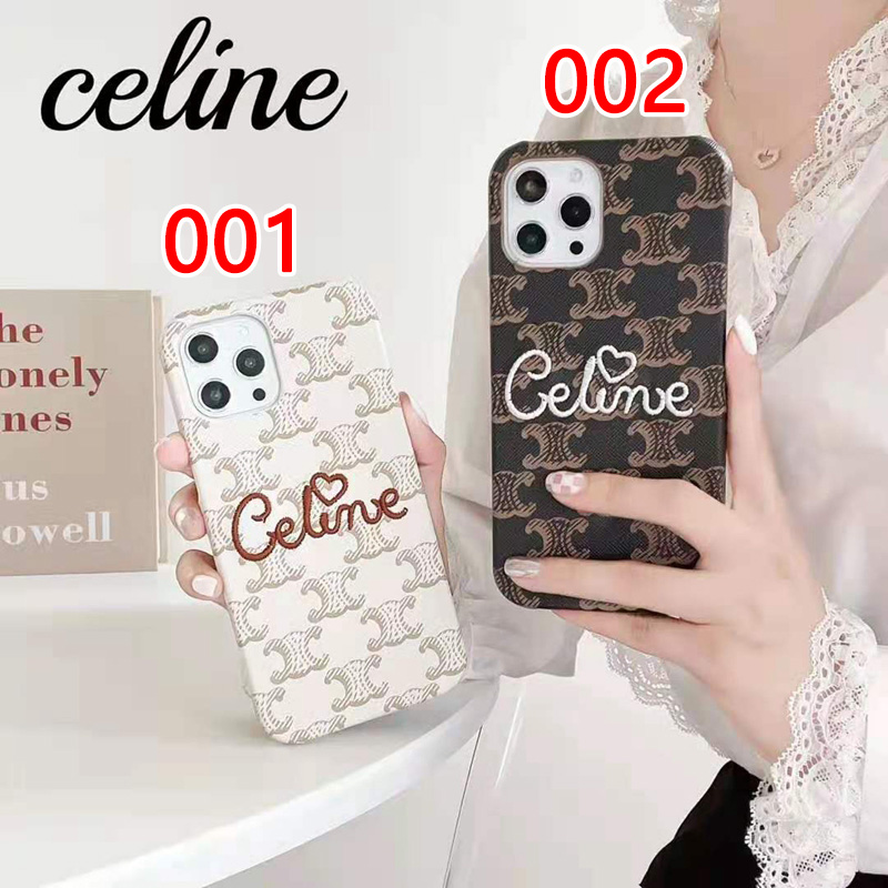 Celine/セリーヌブランドiphone13/13mini/13promaxケースジャケット型革製