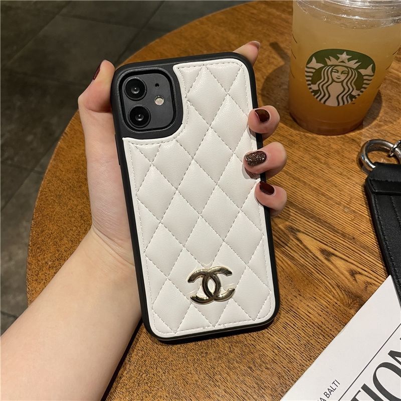 シャネル ブランド iphone 15/14/13 pro/13 pro max/13 miniケース かわいい CHANEL 縫い レザー