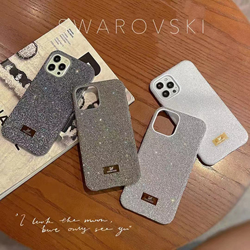 Swarovski ブランド iphone13 pro/13 mini/13 pro maxケース 韓国風 きらきら