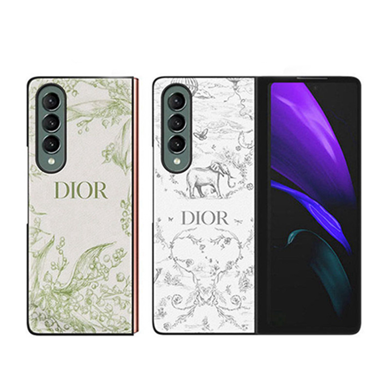 Diorブランド　革製フリップケース　ジャケット型　 かわいい