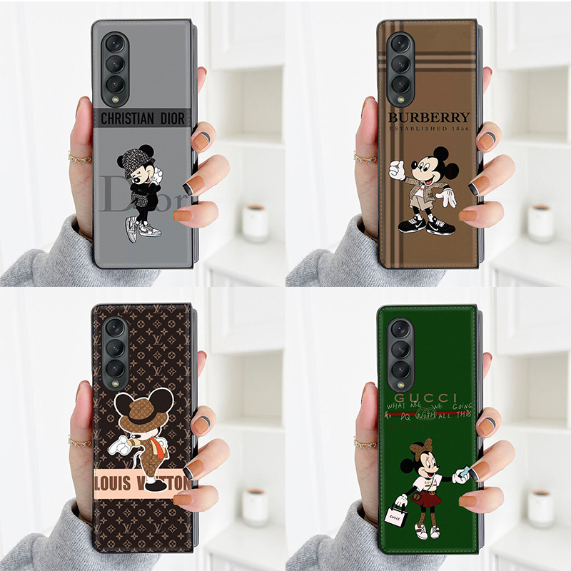 Burberry/lv ＆disneyコラボブランド革製ジャケット型　かわいい