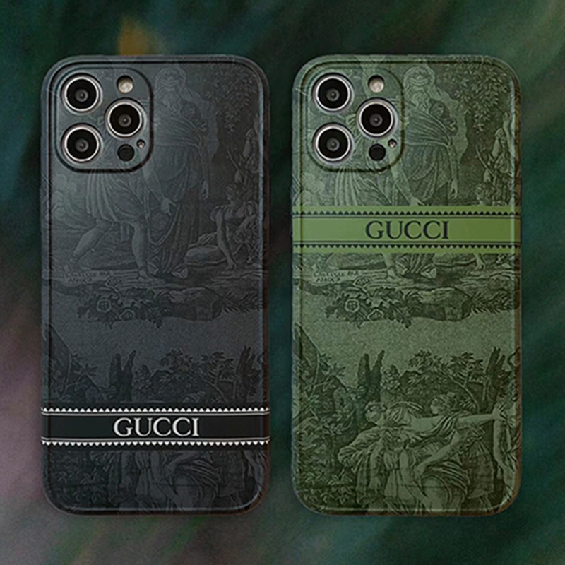 グッチ iphone 13 mini/13 pro/13 pro maxケース ブランド ins風 GUCCI  絵柄 モノグラム