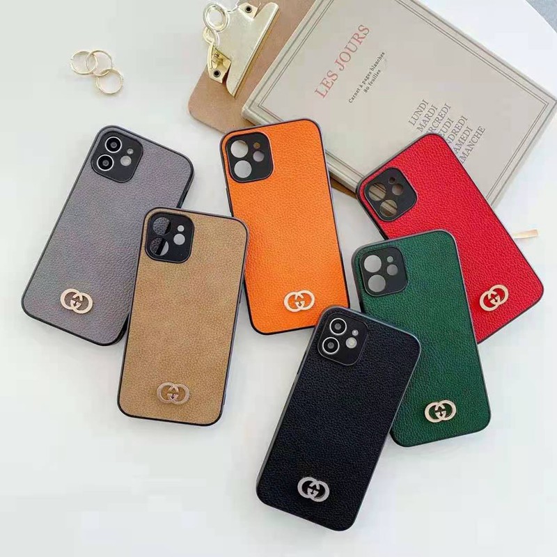 GUCCI グッチ ハイブランド iphone 13/12s/12 mini/11/11 pro/12 pro maxケース シンプル レザー モノグラム