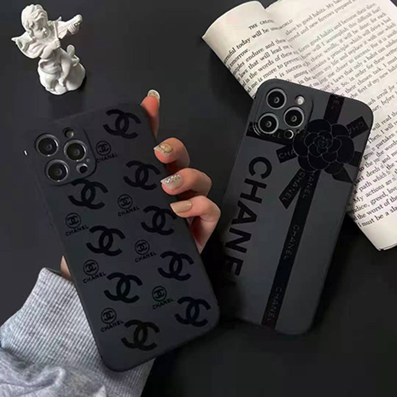 CHANEL シャネル iphone 13/12s/12/12 pro/12 mini/12 pro max/11 pro maxケース 個性 tpu ブランド 韓国風 黒色 ジャケット型