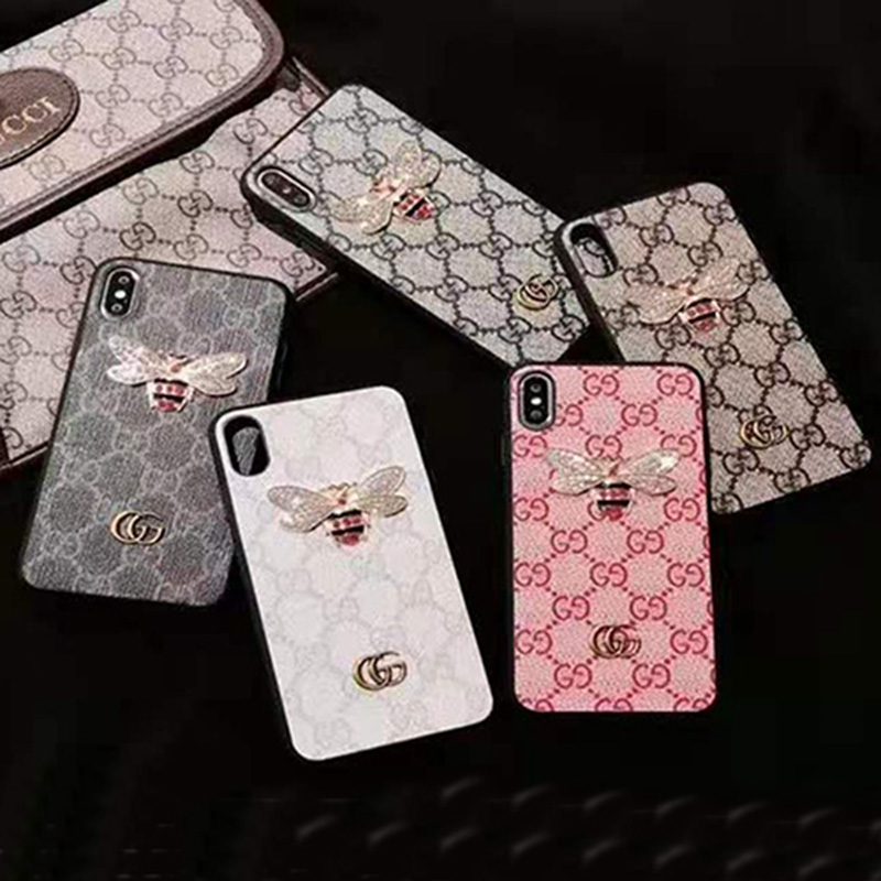 Gucci　モノグラム　経典　革製カバー アイフォン13/12s/se2スマホケース