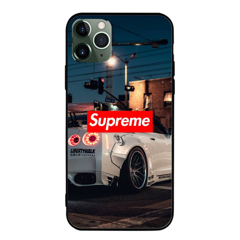シュプリームSupremeブランド スポーツカーiphone12mini/12pro maxケース ランボルギーニGalaxy note20全機種対応xperia5iiフェラーリ ジャケット型 iphone 11/xs/x/8/7ケース 女性向け 