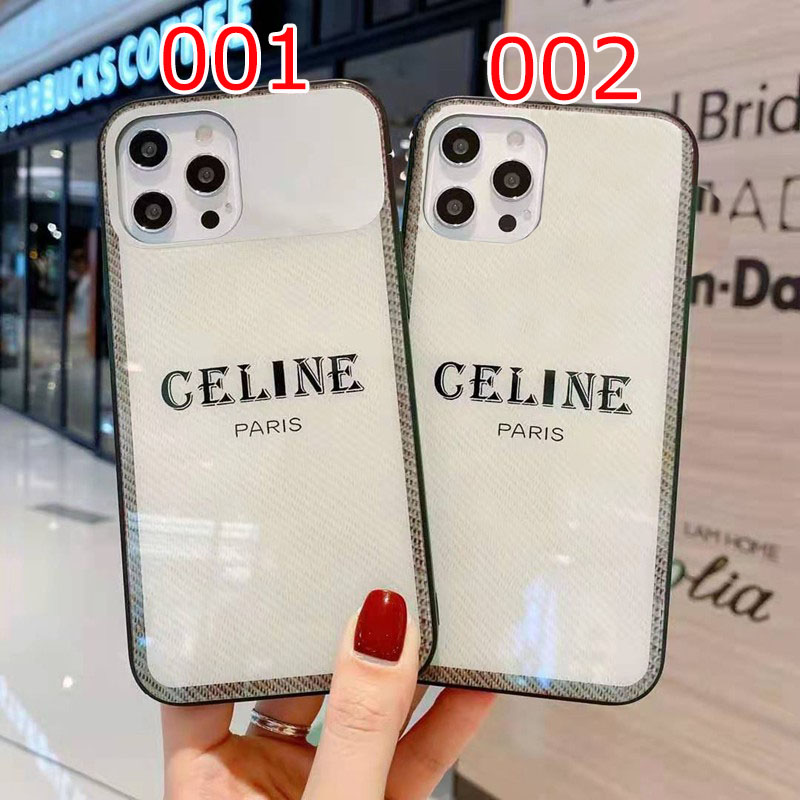 セリーヌ ブランド セレブ愛用 iphone12 mini/12 pro max/12 max/12 proケース CELINE カガミ 激安 iphone11/11pro maxケース 背面ガラス 安い モノグラム