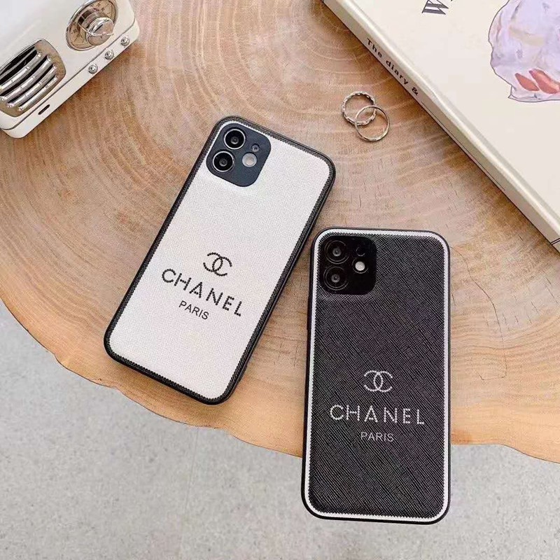 シャネルChanelブランドiphone12pro/12pro max/12mini/11スマホケース 可愛い シンプル 黒白 モノグラム アイフォンx/xr/xsカバー 大人気 男女兼用