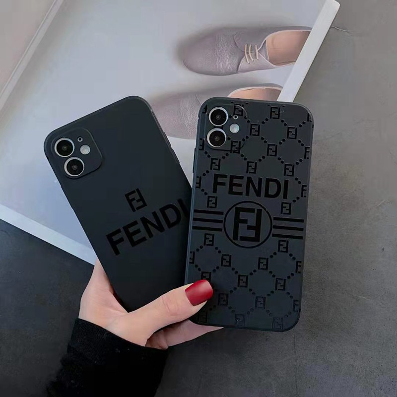 Fendiフェンデイ ブランドiphone12pro/12mini/12pro maxケース ins風 シンプル お洒落 個性 ペアお揃い アイフォン11ケース iphone 8/7 plus/se2ケース