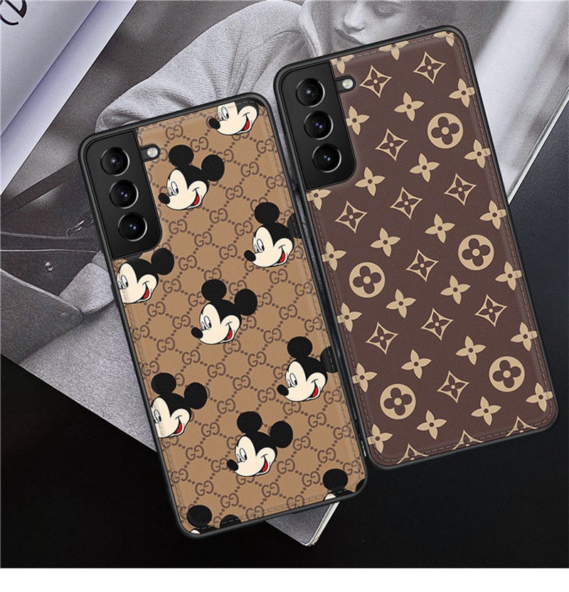 Gucci ディズニー コラボ iphone 13/12s/12 mini/12 pro max/11ケース ルイヴィトン galaxy s21/s20ケース レザー ブランド モノグラム