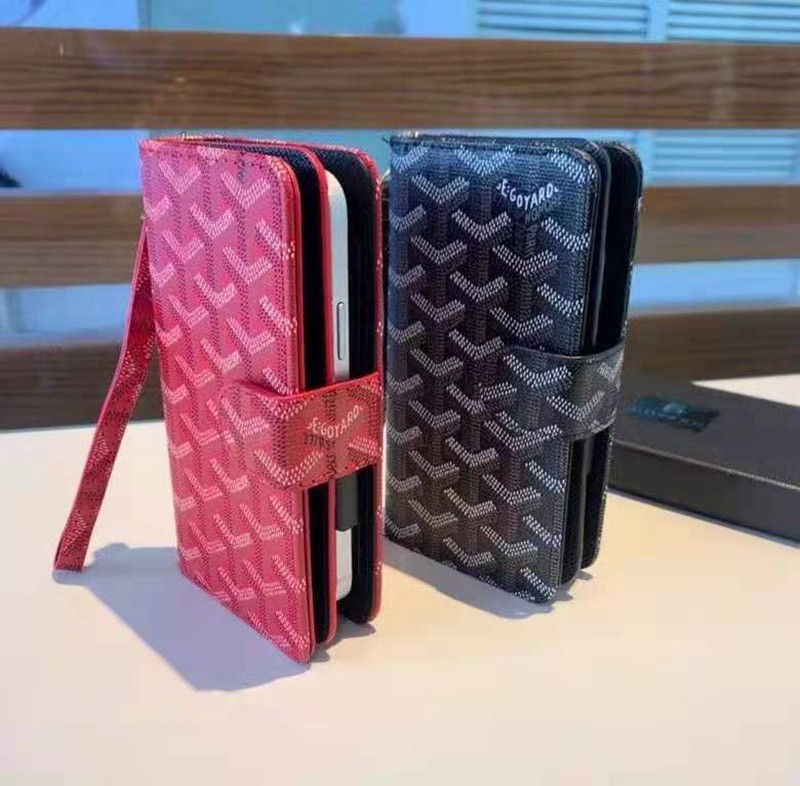 ゴヤール ブランド ミニバッグ iphone12/12 pro/12pro maxケース Goyard スマホカバー オシャレ 手帳型 xperia/aquos/galaxy/huawei全機種対応 カードポケット付き