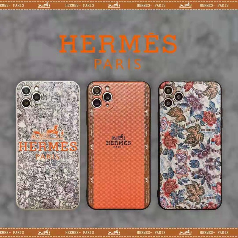 エルメス ブランド iphone 12/12 pro/12 pro maxケース 人気 花柄  hermes 女性向け iphone11/11pro maxケース 激安 個性