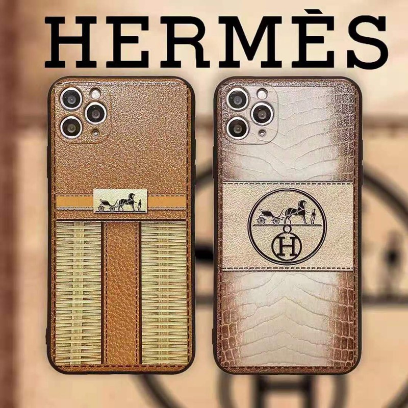 エルメス ブランド iphone 12 /12 pro/12 mini/12 pro maxケース 個性 レザー Hermes 潮流 iphone11/11pro/11pro maxケース カード入れ オシャレ 人気