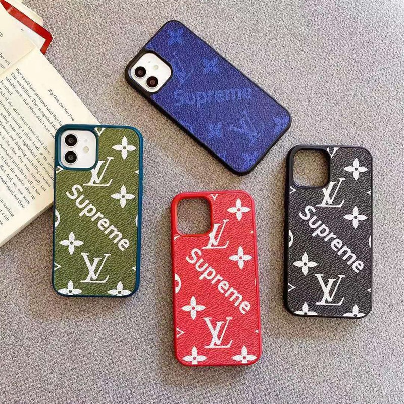 LV SUPREME ブランド モノグラム コンボ ブランドiphone12pro/12mini/12pro max/11ケース モノグラム ins風 ロゴ 個性 ジャケット型 女性 高級 人気 アイフォン 