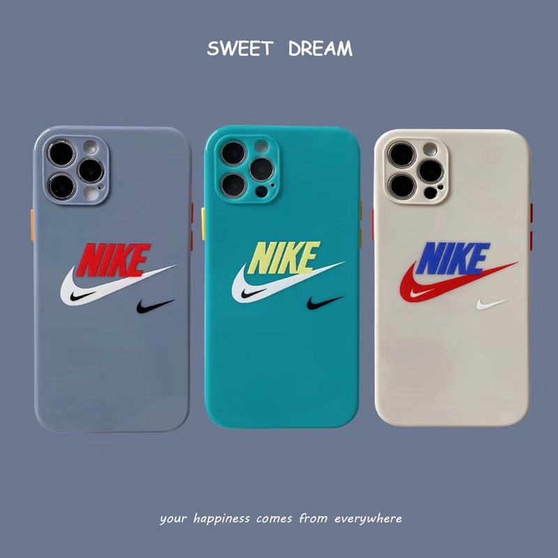 ナイキ ブランド iphone 12 pro max/12 pro/12 miniケース 経典 個性 モノグラム NIKE 硝子型 iphone 12/x/xr/xs/xs maxケース 人気 シリコンケース シンプル