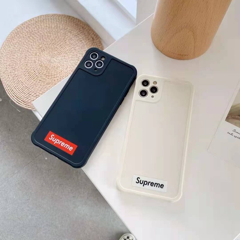 シュプリーム iphone 12 mini/12 pro/12 miniケース ビジネス SUPREME セレブ愛用 黒白色 iphone11/11pro maxカバー ジャケット簡約 ファッション