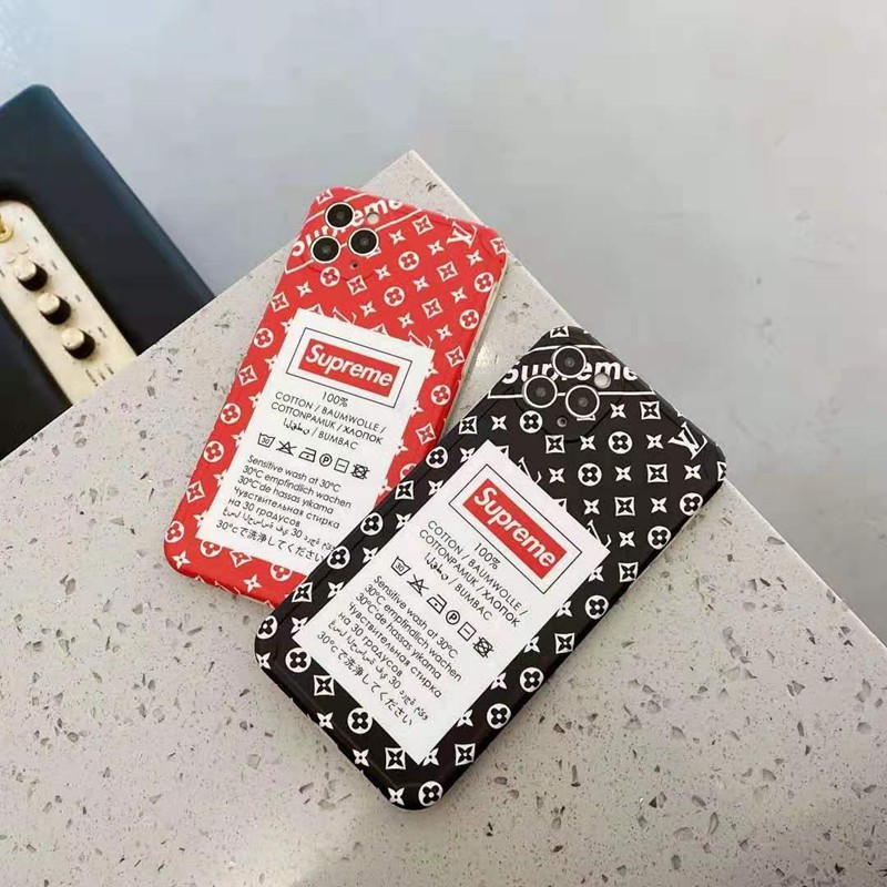 LV シュプリーム コラボ ブランド iphone 13 pro max/13 mini/13 proケース かわいい Supreme