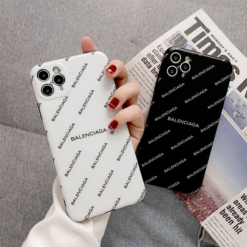 バレンシアガ ブランドiphone 12/12 pro/12 mini/12 pro maxケース シンプル balenciaga 個性潮 iphone x/xr/xs/xs maxケース 新品 可愛い