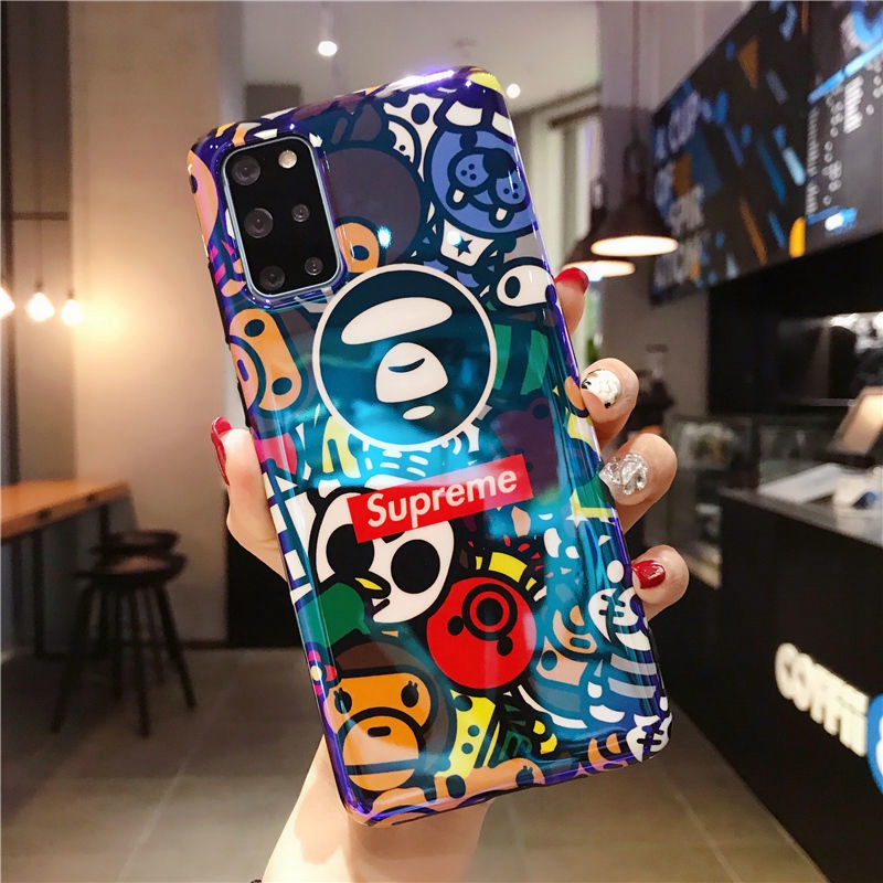 シュプリーム ステューシー Aape ブランドiphone 12/12pro/12mini/12pro max/11ケース 迷彩 パロディ風 耐衝撃Galaxy おしゃれ 衝撃吸収 HUAWEI Mate 30 Pro 5G保護