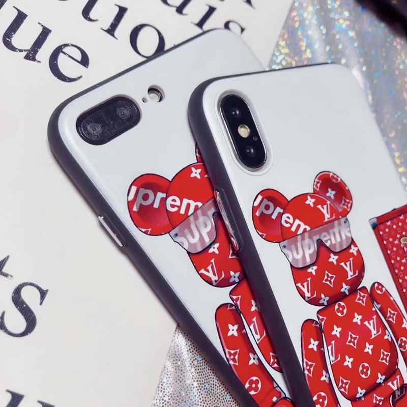 Supreme シュプリーム iPhone 12/12 pro max/11/se2ケース 暴力熊柄 個性 アイフォンカバー メンズ