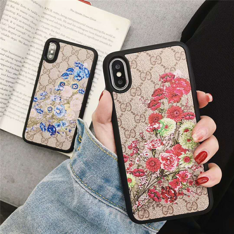 花柄 iphone 8/7/6s plusケース グッチ