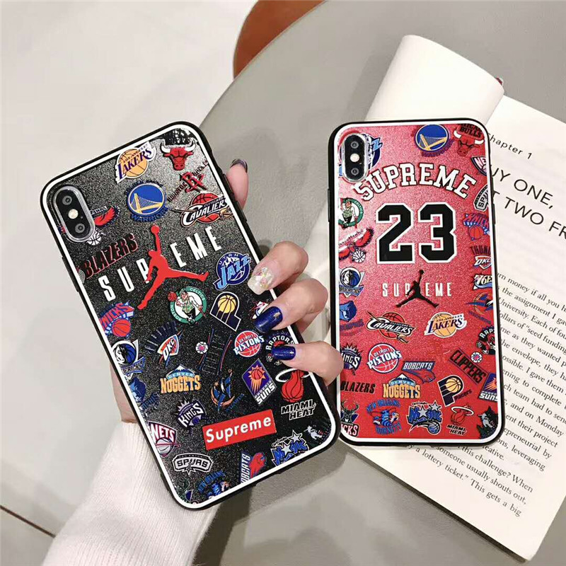 supreme x ジョーダン iphone x/10/xsケース