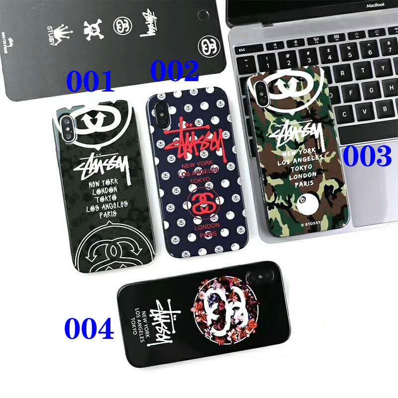 STUSSY iphone xr/xs maxケースブランド潮流個性