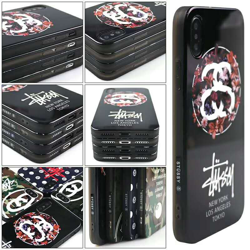 STUSSY iphone xr/xs maxケースブランド潮流個性