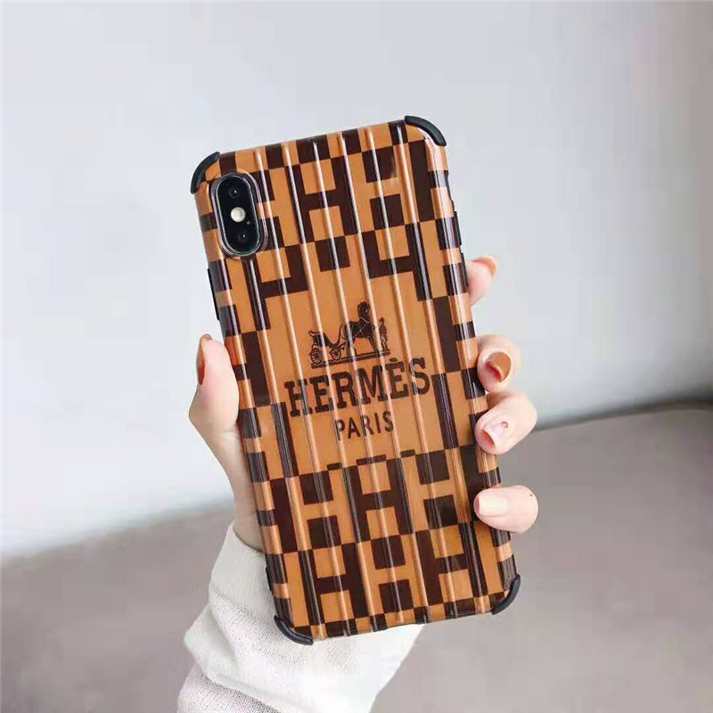 カッコイイトランクiphone 8/7 plusケース エルメス