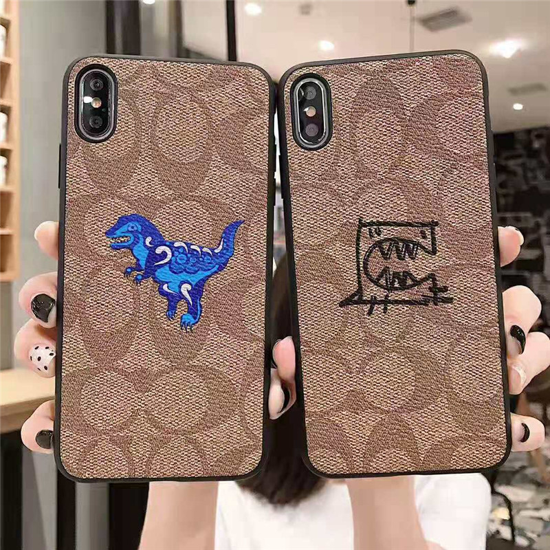 コーチ 恐竜柄 ブランド Coach iphone 12/11/x/xsケース