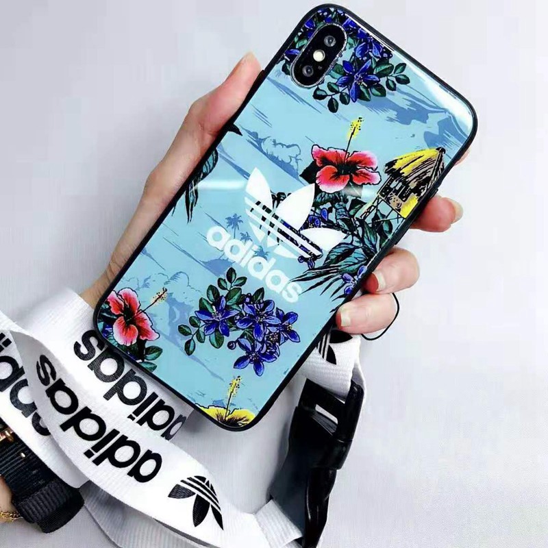 オシャレ花柄 iphone XI/11  MAXケース アディダスス><br></p><p><img src=