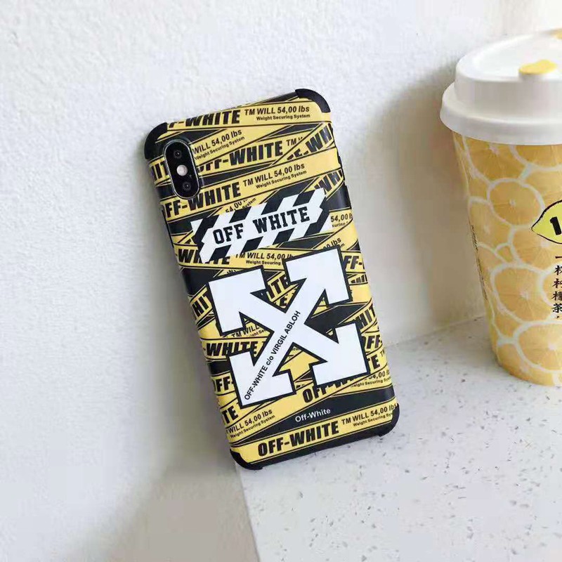 off-white iphone x/8/7 plusケース潮流 