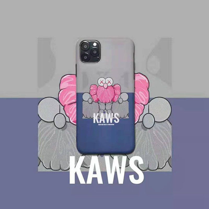 個性キャラクター付き iphone X/8/7 plusケース KAWS