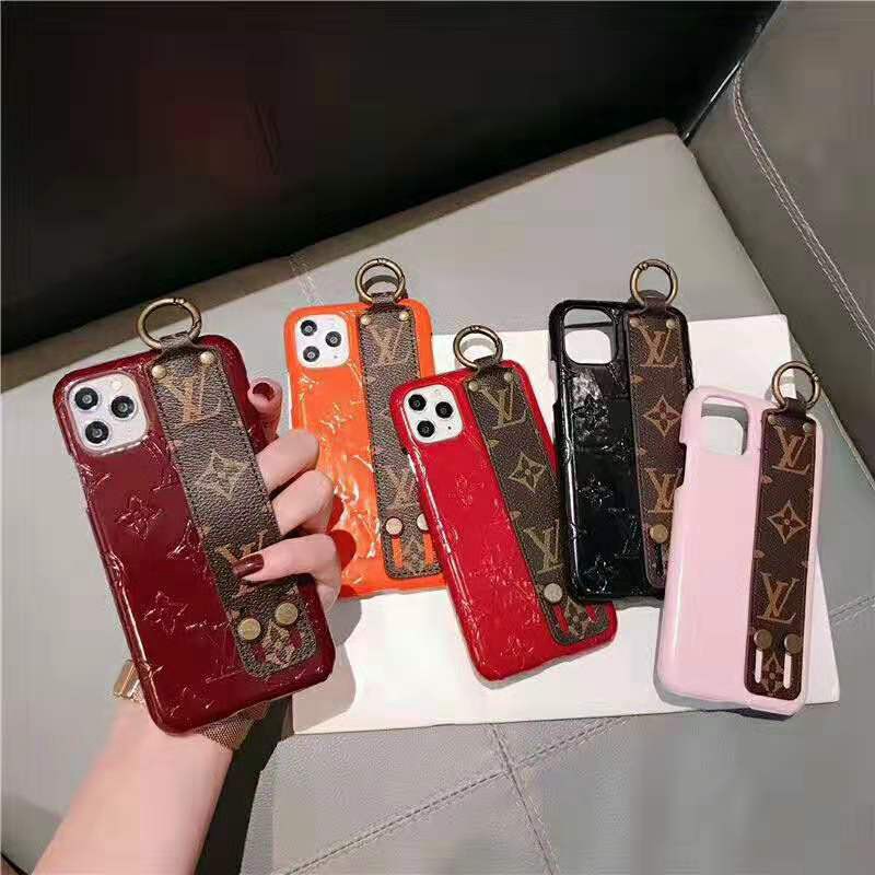 オシャレハンドベルト付き iphonexr/xs/xs maxケースルイヴィトンブランド