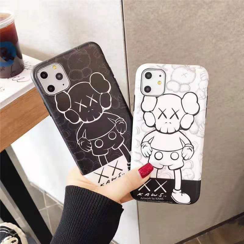 人気iphone x/8/7 plusケース kaws