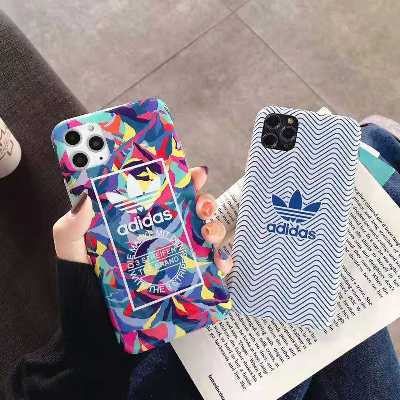 お洒落 iphone x/8/7 plusケース adidas