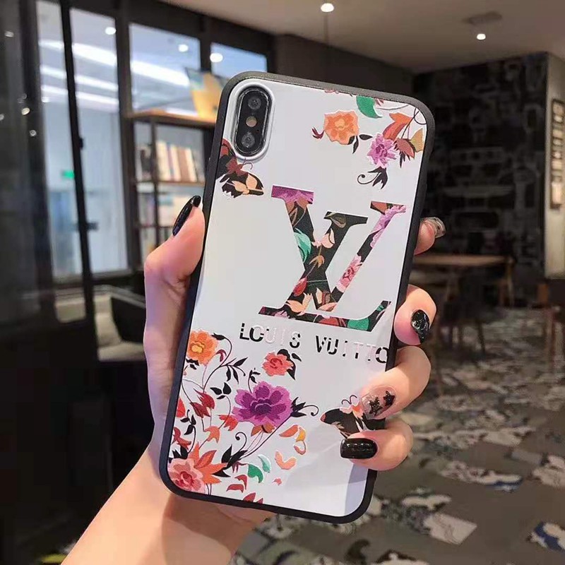 花柄ルイヴィトンiphone x/8/7 plusケースシャネル