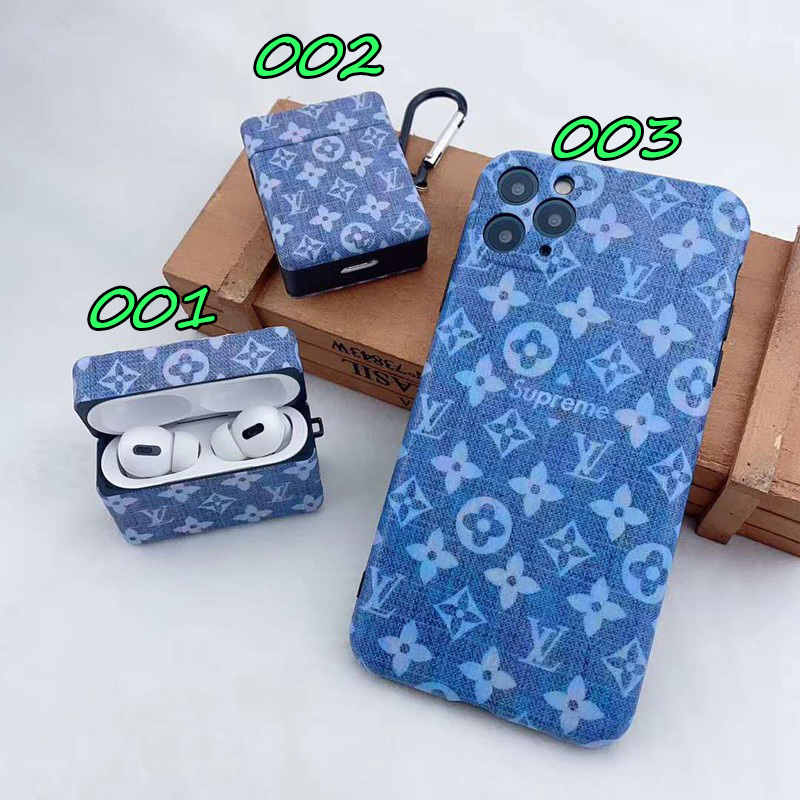 lv/ルイ・ヴィトンsupreme airpods pro 1/2ケース iphone 11/se2/x/8/7 plus/se2ケース