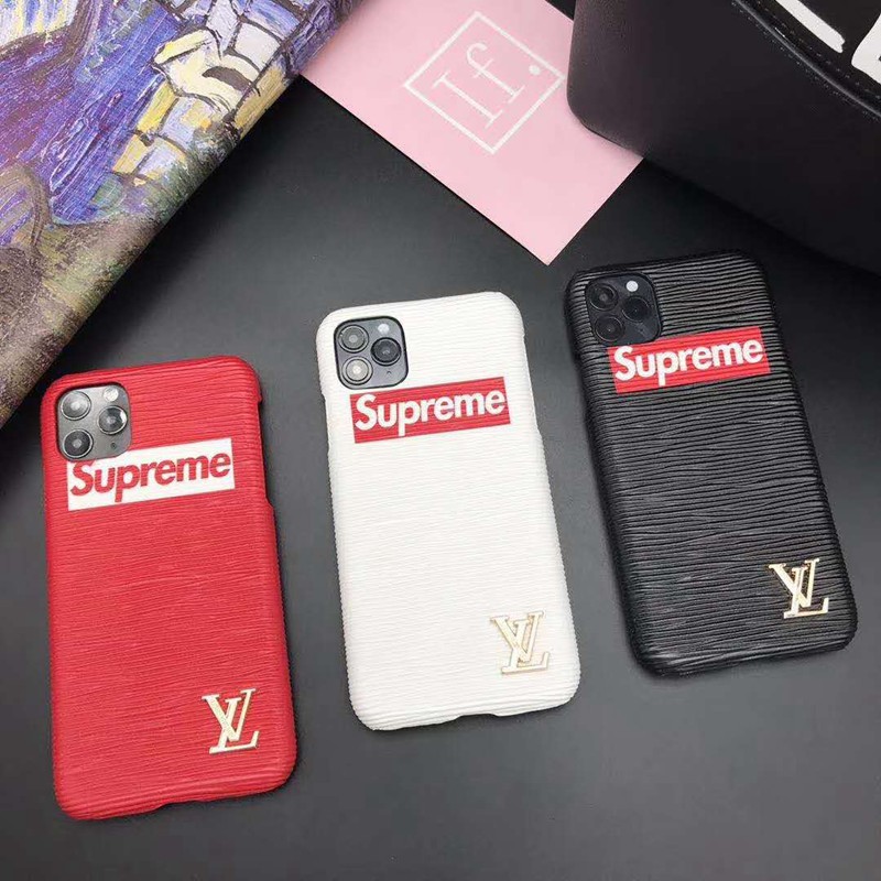 lv/ルイ·ヴィトン iphone 11/xr/xs maxケース Supreme/シュプリーム 個性潮 iphone x/xr/xs/xs maxケース 女性向け