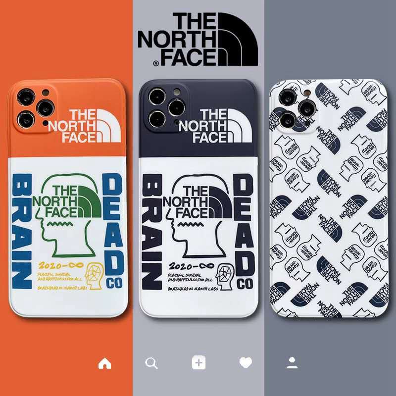 The North Face Dead Brain iphone12/12 pro/11pro max/se2ケース ペアお揃い アイフォン12/11/xs/x/8/7ケース