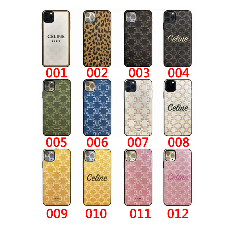 celine セリーヌ iphone 12/12 mini/12 pro/12 pro maxケース ビジネス ストラップ付きiphone 11/x/8/7ケース