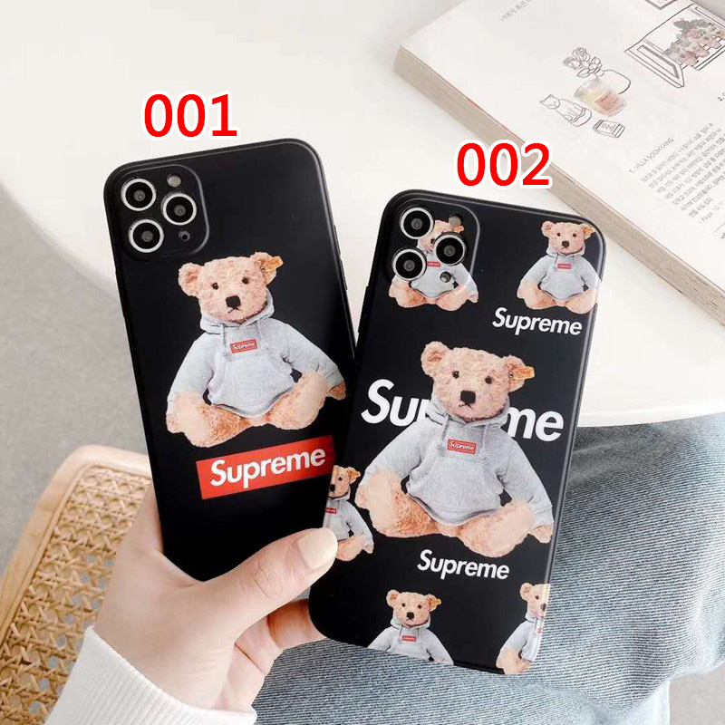 Supreme/シュプリーム 熊柄 iphone 12 mini/12 pro/12 max/12 pro maxケース ビジネス