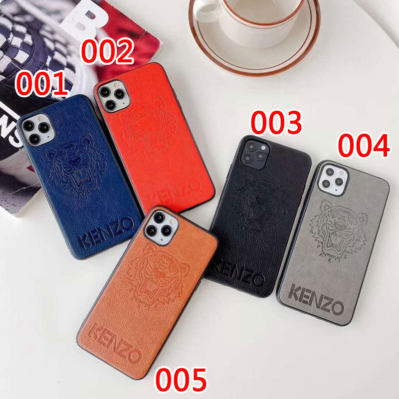 Kenzo/ケンゾーiphone 12/12 mini/12 pro/12 pro maxケース ビジネス ストラップ付き個性潮