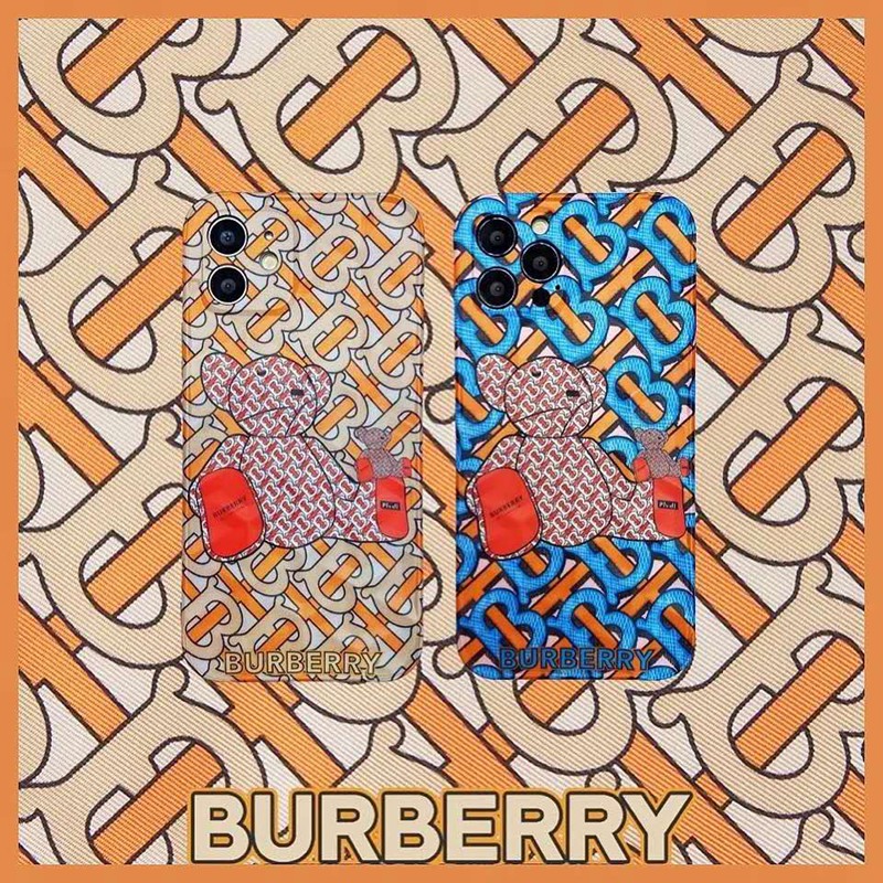 女性向け ins風  Burberry ブランド iphone12/11pro maxケース かわいい