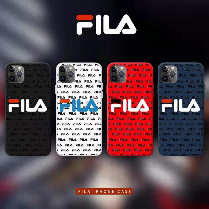 FILA ファッション セレブ愛用 iphone12/12pro maxケース 激安 シンプル ジャケット