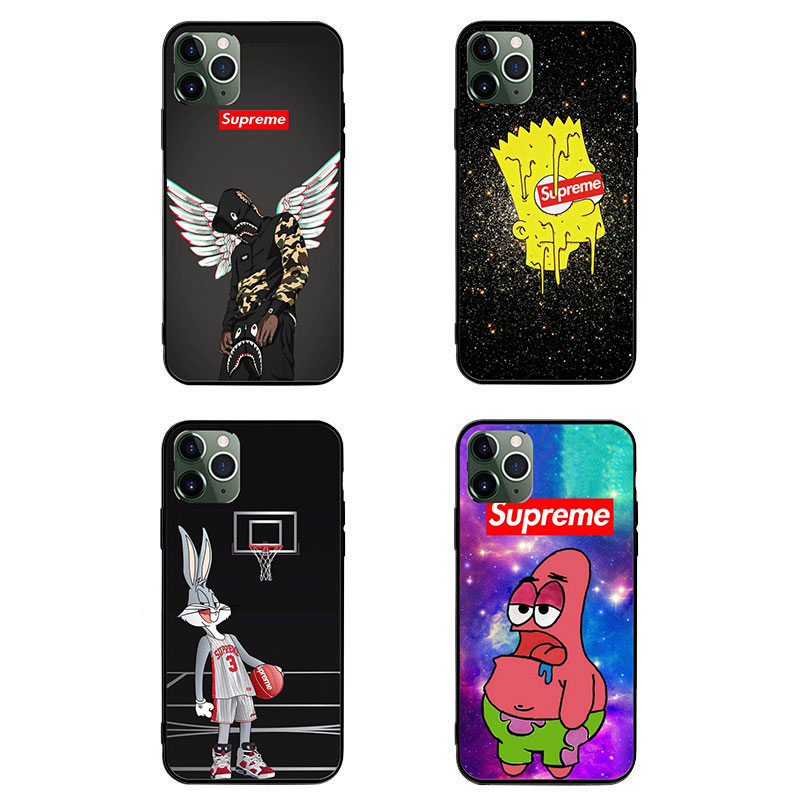 Supreme シンプル iphone12/12pro max Galaxy s20/note20ケース ジャケット xperia5iiケース