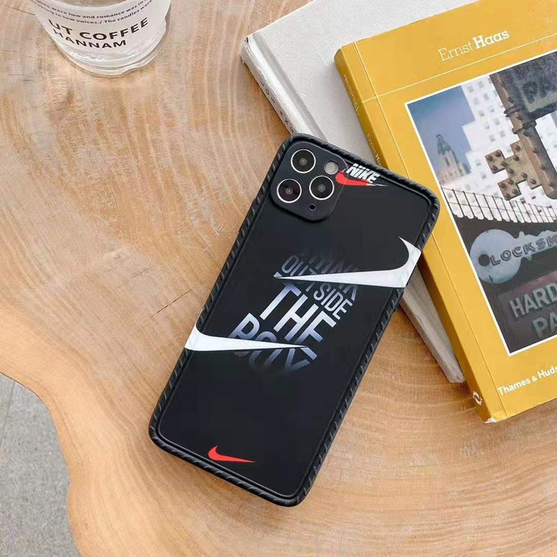 ナイキ ブランド iphone12 pro/12 mini/12 pro maxケース 女性向け シンプル Nike iphone xr/xs maxケース ジャケット型 モノグラム NIKE