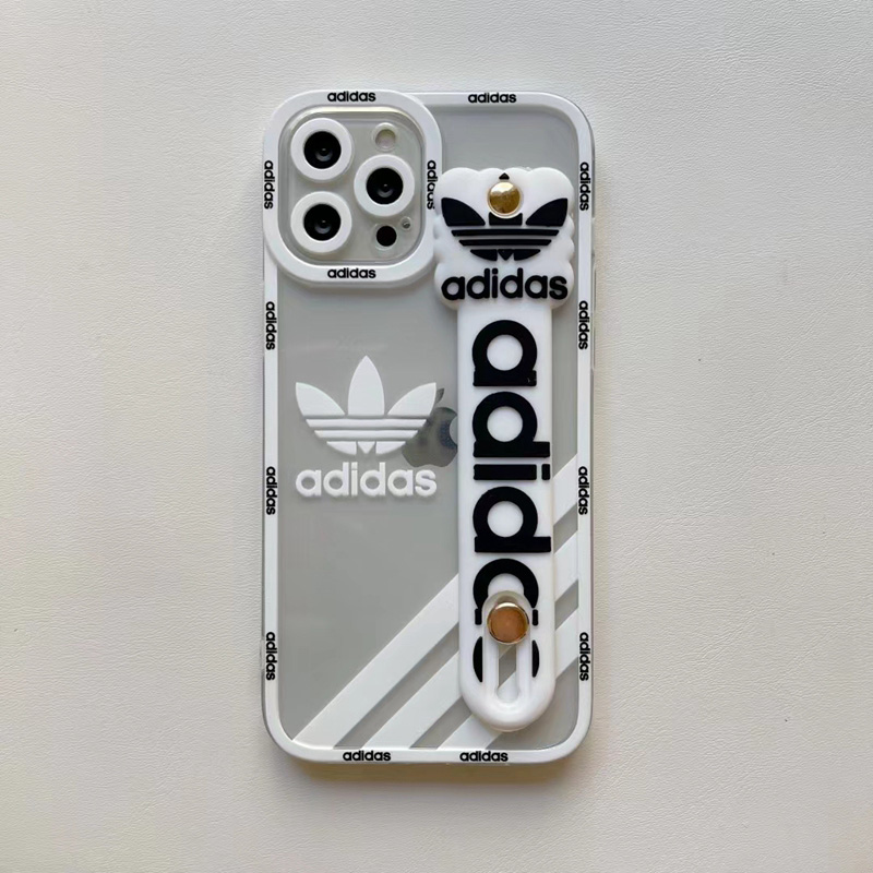 アディダス Adidas ハンド ストランプ クリア モノグラム ジャケット アイフォン13/13 pro maxカバー