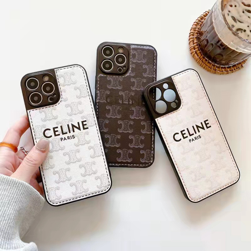 CELINE セリーヌブランド iphone15 14 13 pro maxケース かわいい